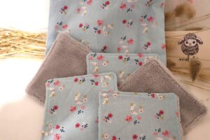 poxhon bleu ciel etoile rose